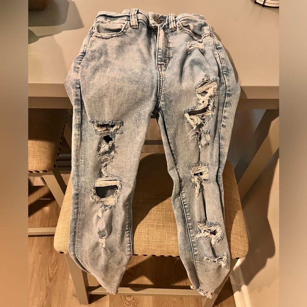 AE super high rise jeans 00R